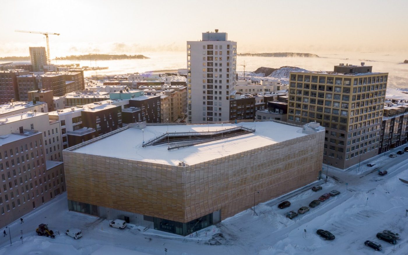 Brick Award 24 Nominee Saukonlaituri Parking, Category Building outside the box, Architects: ALA Architects