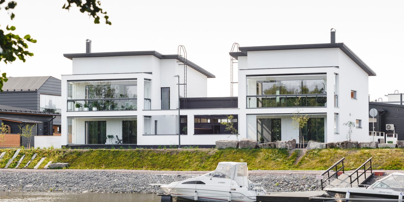 Porotherm-erillistalot JokiDuo Porin Asuntomessut