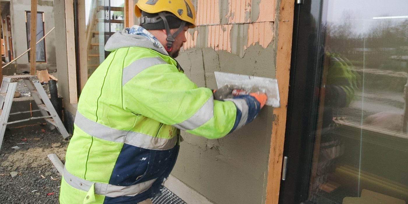 Porotherm asennuskuvat