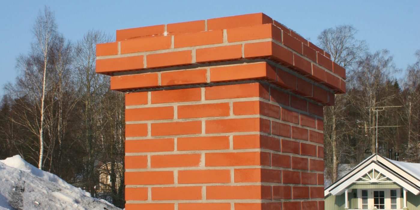 Tiilipiippu ja piippumuuraus