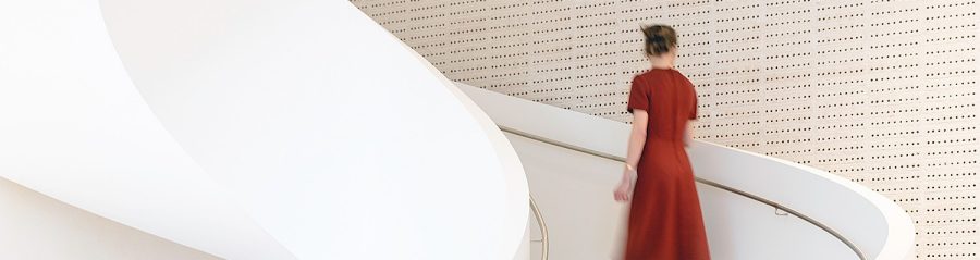 K-Kampus. Brick Award 22 Category "Working together". JKMM Architects. View at staircase