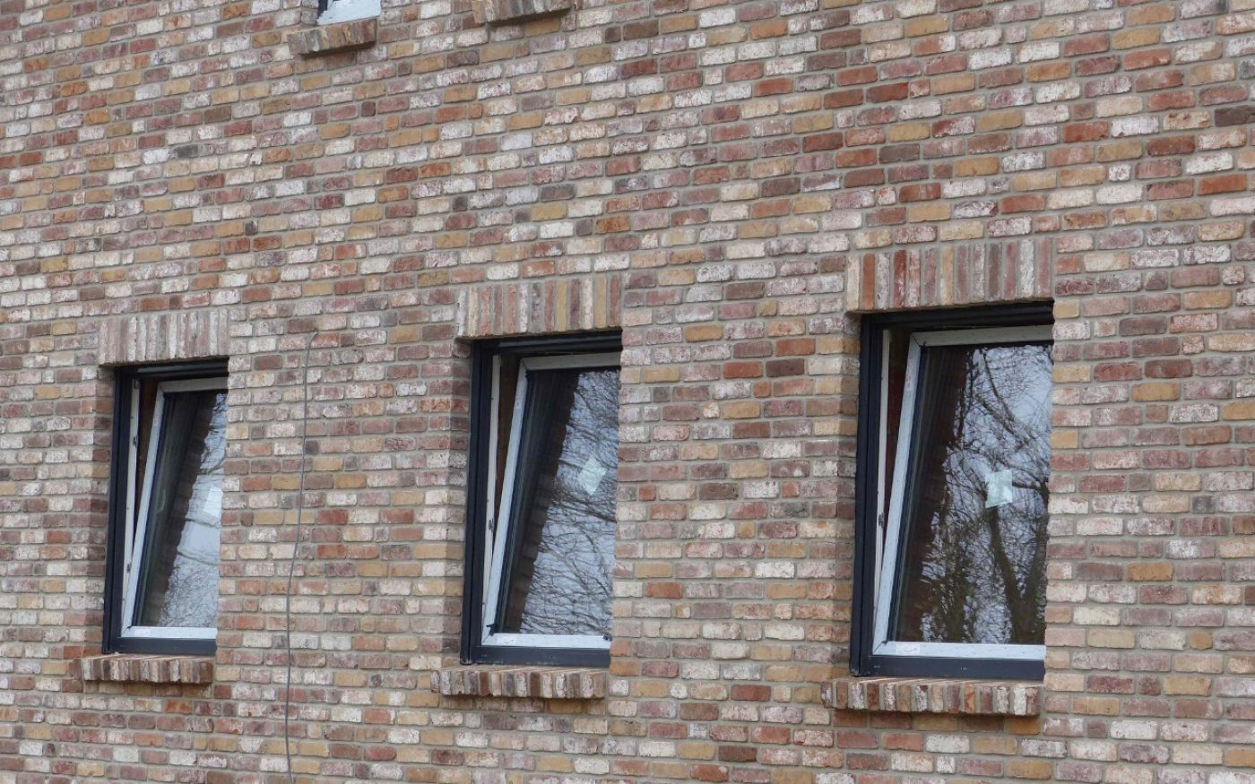 Side view of a house built with Belluno.