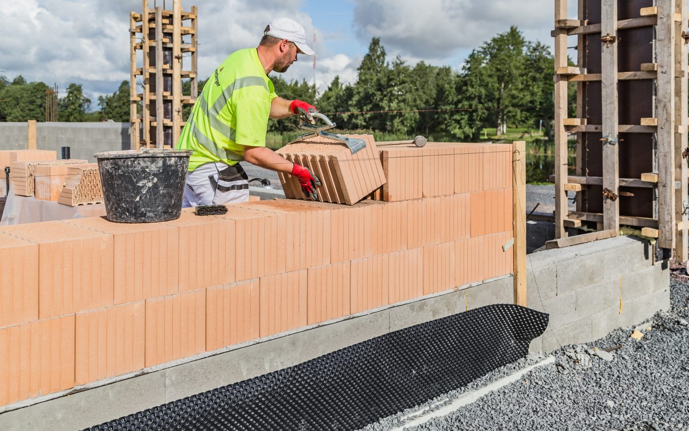 Porotherm-talon rakentaminen JokiDuo