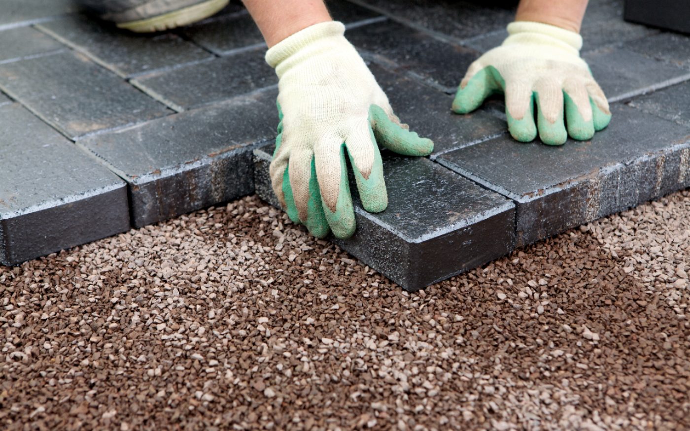 paving, bricks, clinker, lay, laying, 