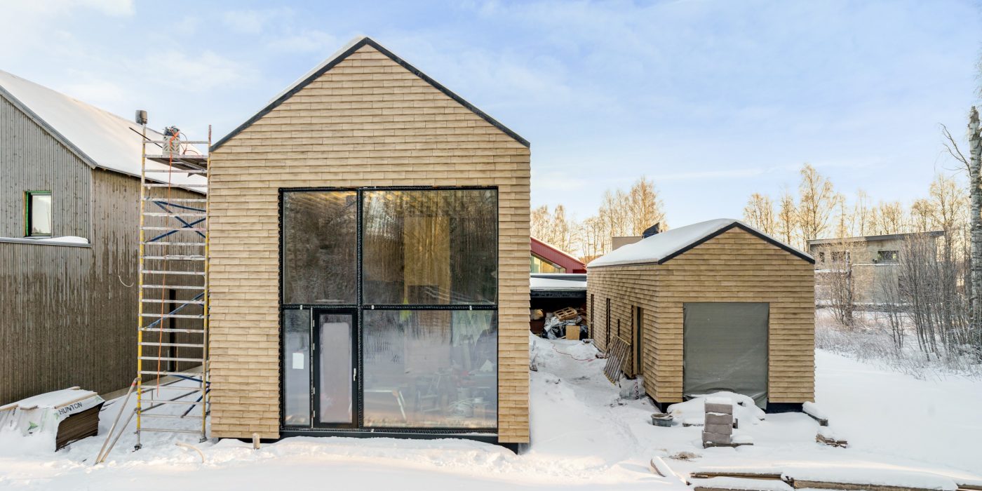 Talo Hjemma rakennusvaiheessa