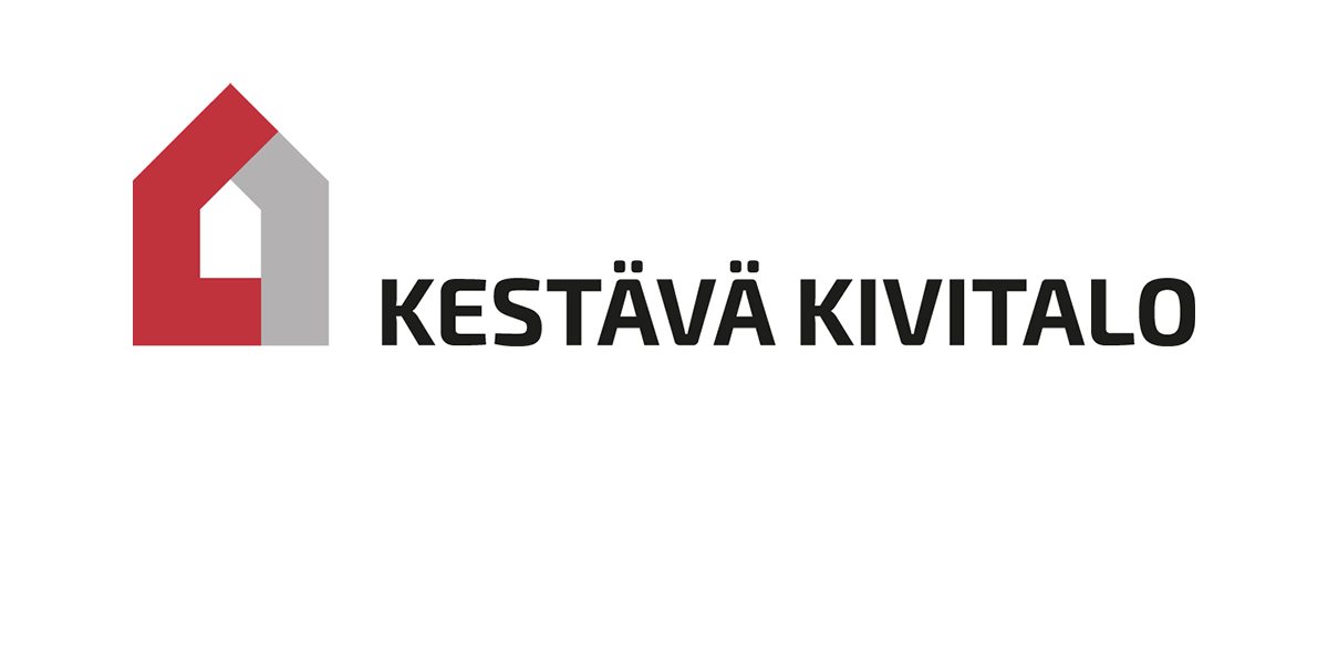 Logo kestävä kivitalo