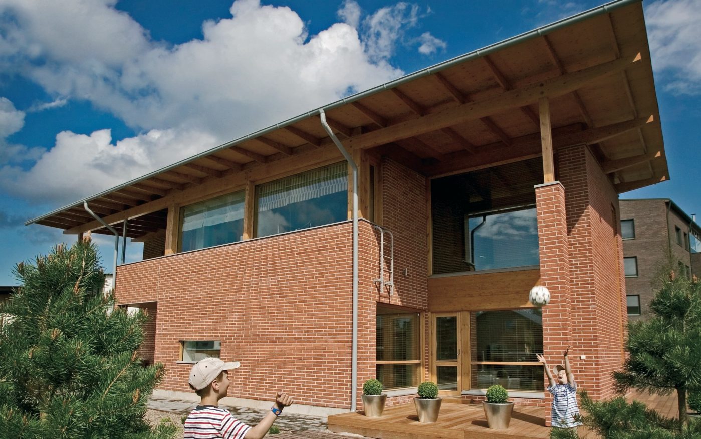 Porotherm-pientalo Domector Oulun Asuntomessut