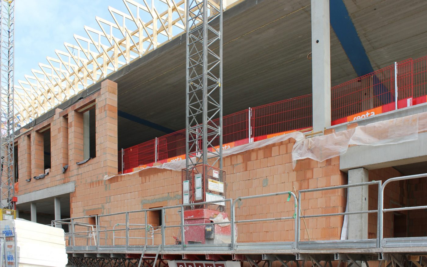 Porotherm asennuskuvat