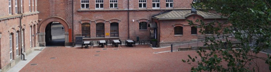 The renovation of Frenckell market place and yard with Padova pavers, old historic surroundings