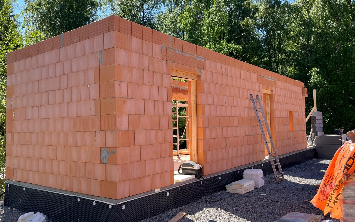 Talo Hjemma rakennusvaiheessa