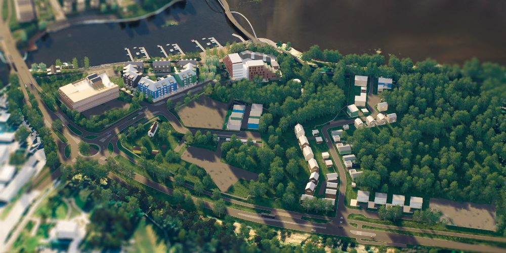 Oulun asuntomessut pientaloalue