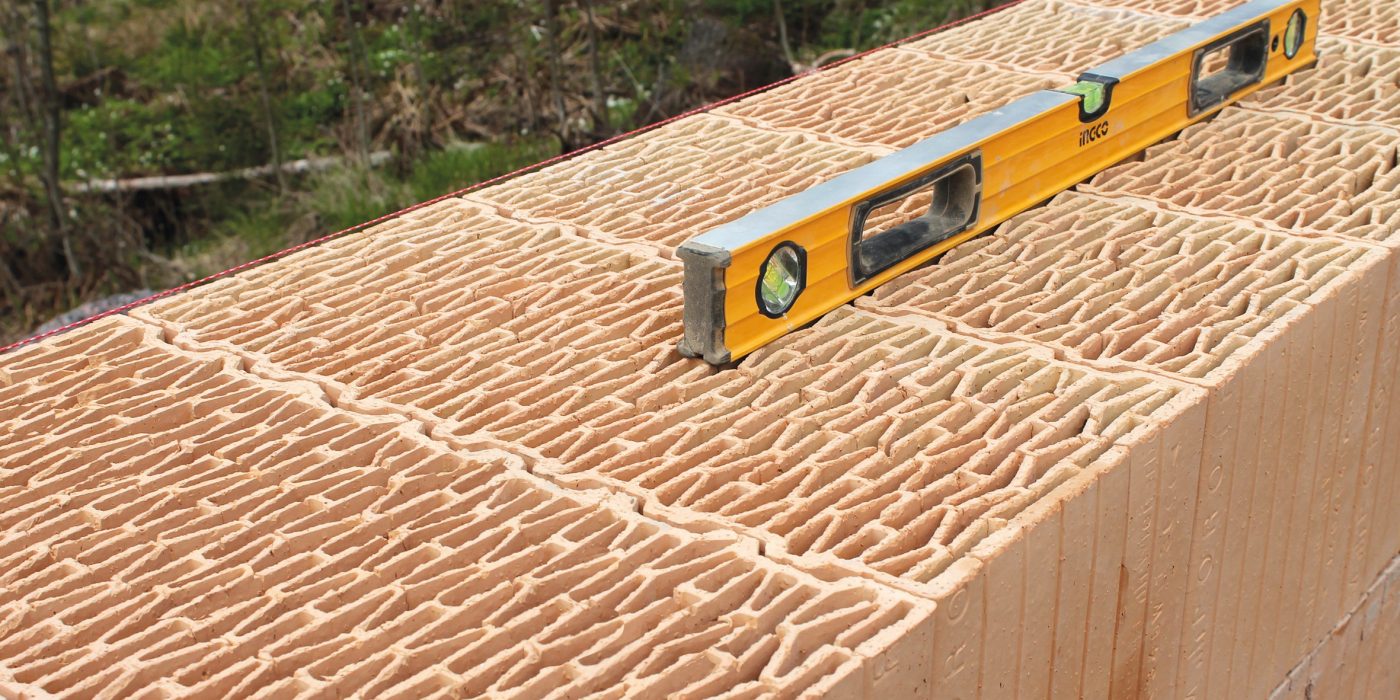 Porotherm ulkoseina vatupassi