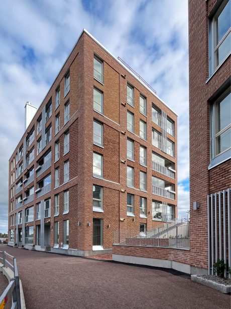 Verkkosaarenranta asuinkerrostalo Helsinki Virva Vuolu