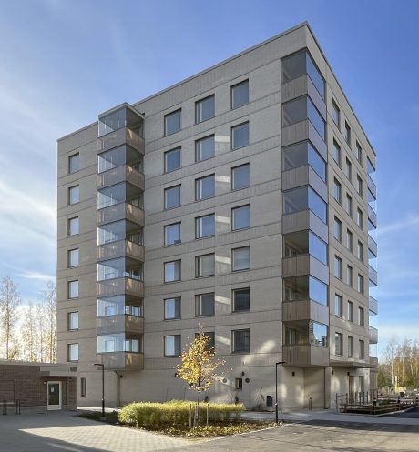 Vermonniitty asuinkerrostalo Pellava Retro biokaasutiiili