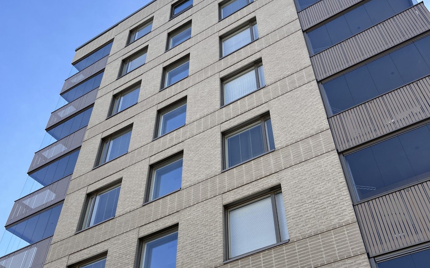 Vermonniitty asuinkerrostalo Pellava Retro biokaasutiiili