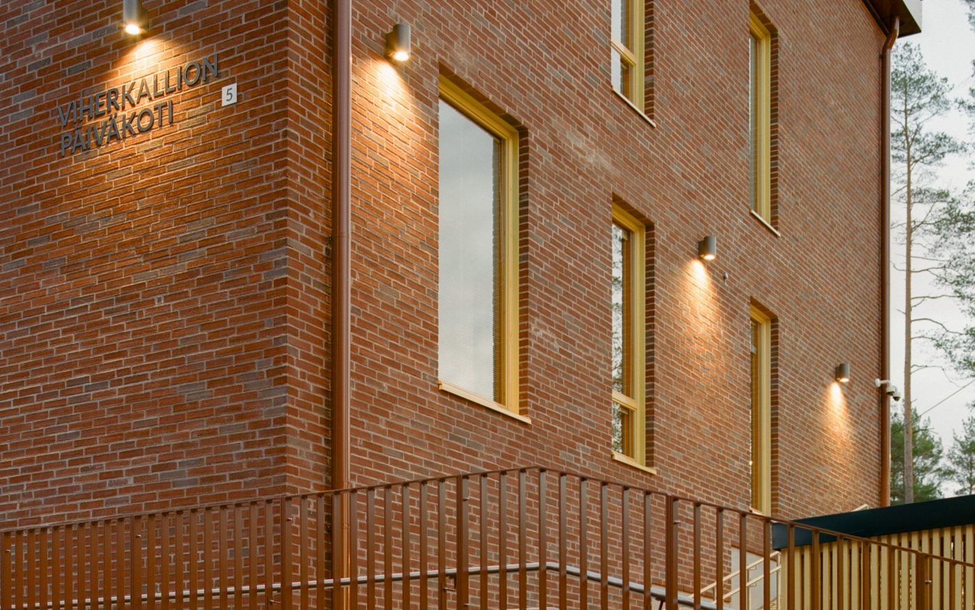 Viherkallion päiväkoti Espoo Ruskonkirjava Makasiini