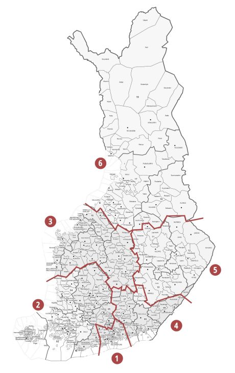 Myyntialueet Suomi